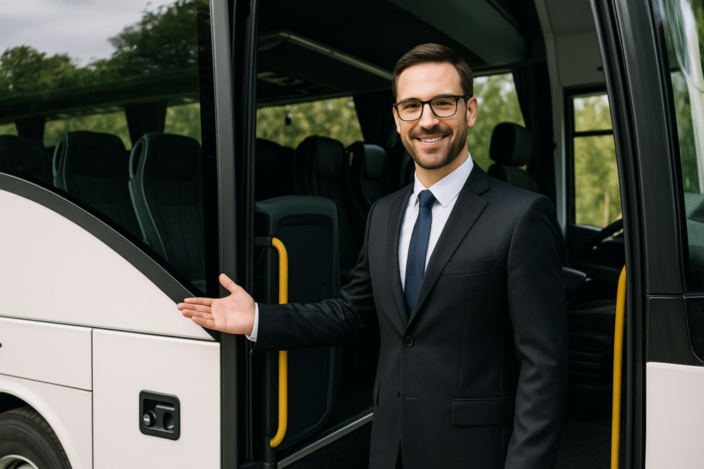 Doświadczeni kierowcy – bezpieczne i punktualne przejazdy autokarami i busami w Krakowie, na wycieczki, transfery i wesela.